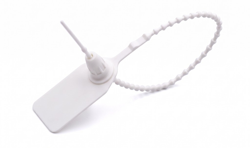 Scellé agroalimentaire plastique blanc 25 cm SARYO