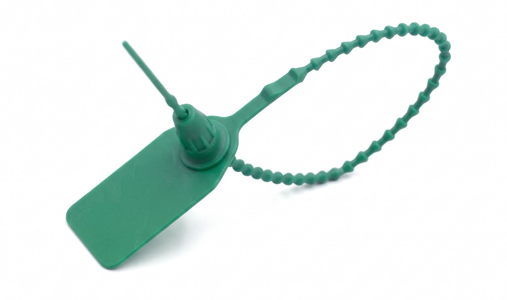 Scellé agroalimentaire plastique vert 25 cm SARYO